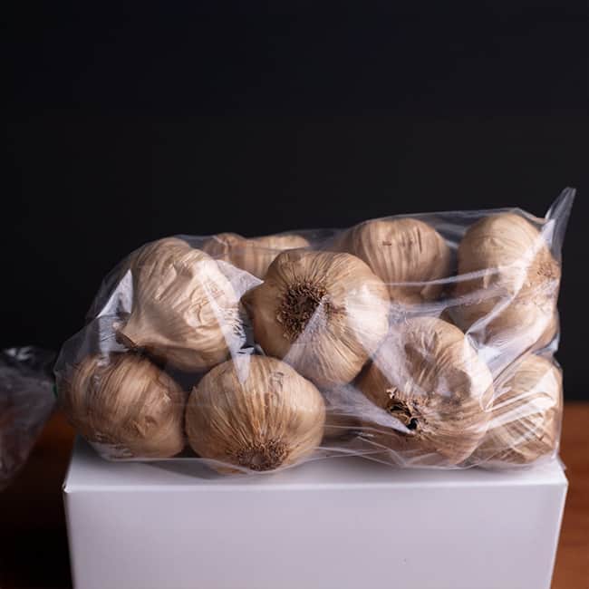 ajo negro granel bolsa 500g